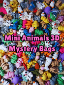 Fidget toys flexi dieren / animaux / animals Mystery pak 3D geprint