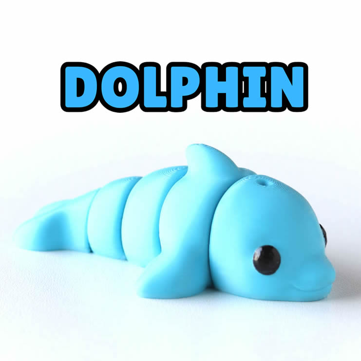 3d Fidget dolfijn dauphin delphin
