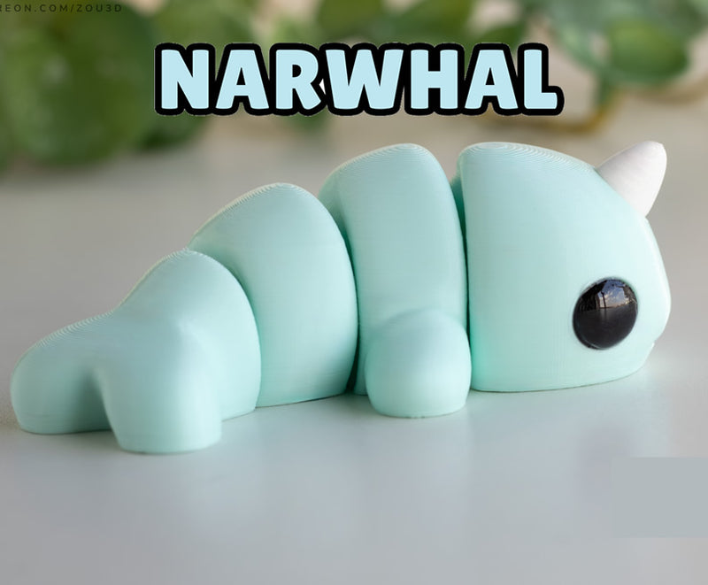 Fidget 3D Narwal