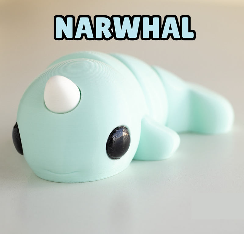 Fidget 3D Narwal
