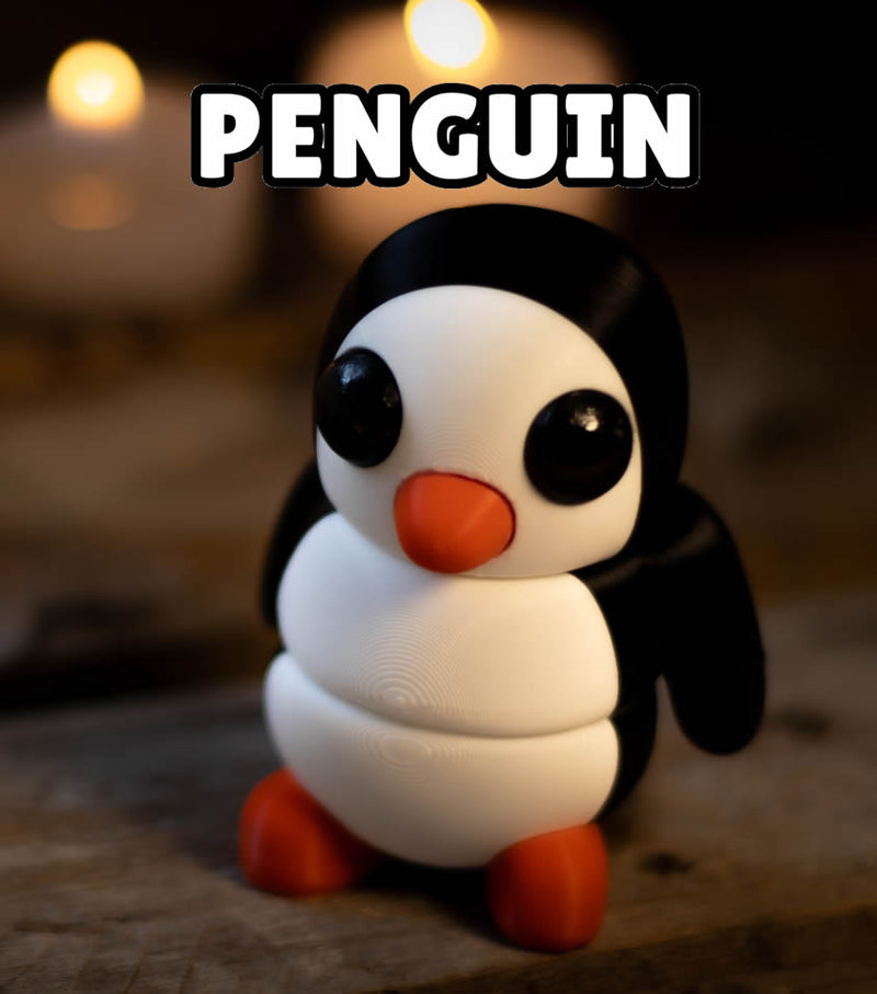 3D Fidget Pinguin Penguin