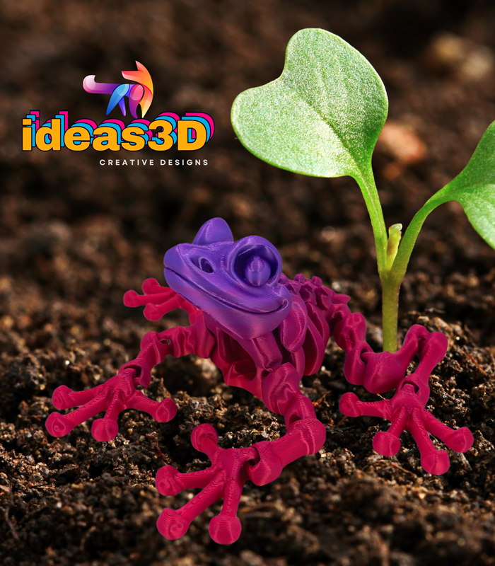 Fossiel skelet kikker