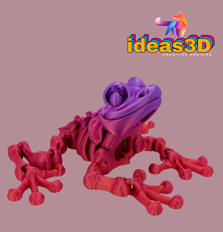 Fossiel skelet kikker