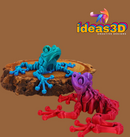 Fossiel skelet kikker