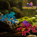 Fossiel skelet kikker