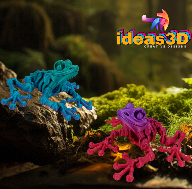 Fossiel skelet kikker