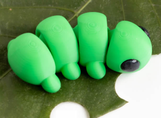 Rups van de vlinder, 3D geprint voor de verzamelaars of als geschenk.