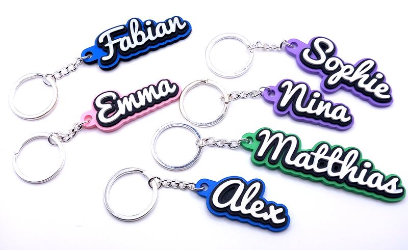 Sleutelhanger met naam of je text 3D print