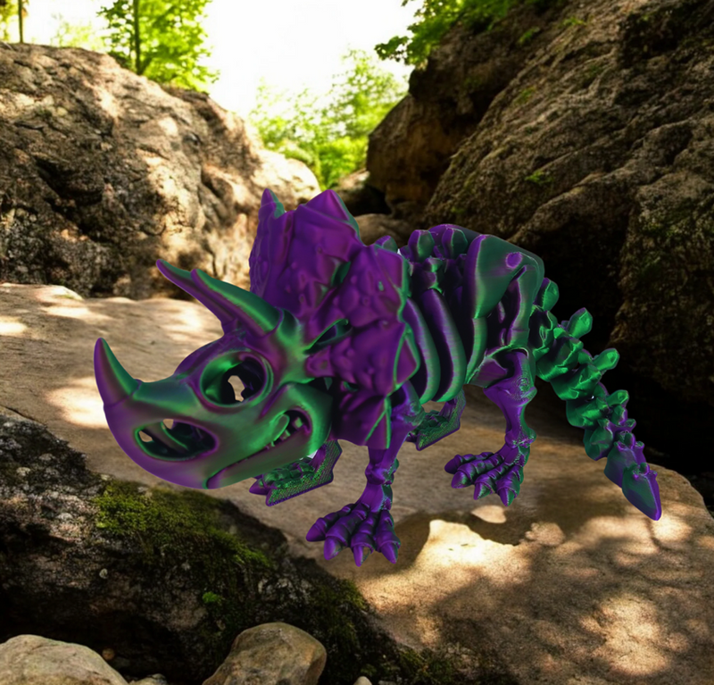 Fossiel skelet  Triceratops