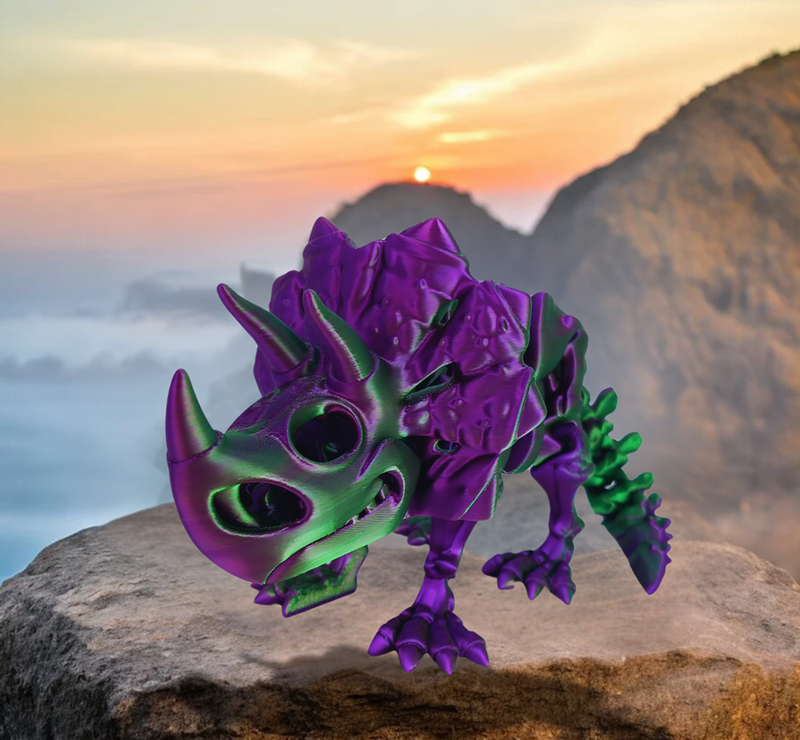 Fossiel skelet  Triceratops